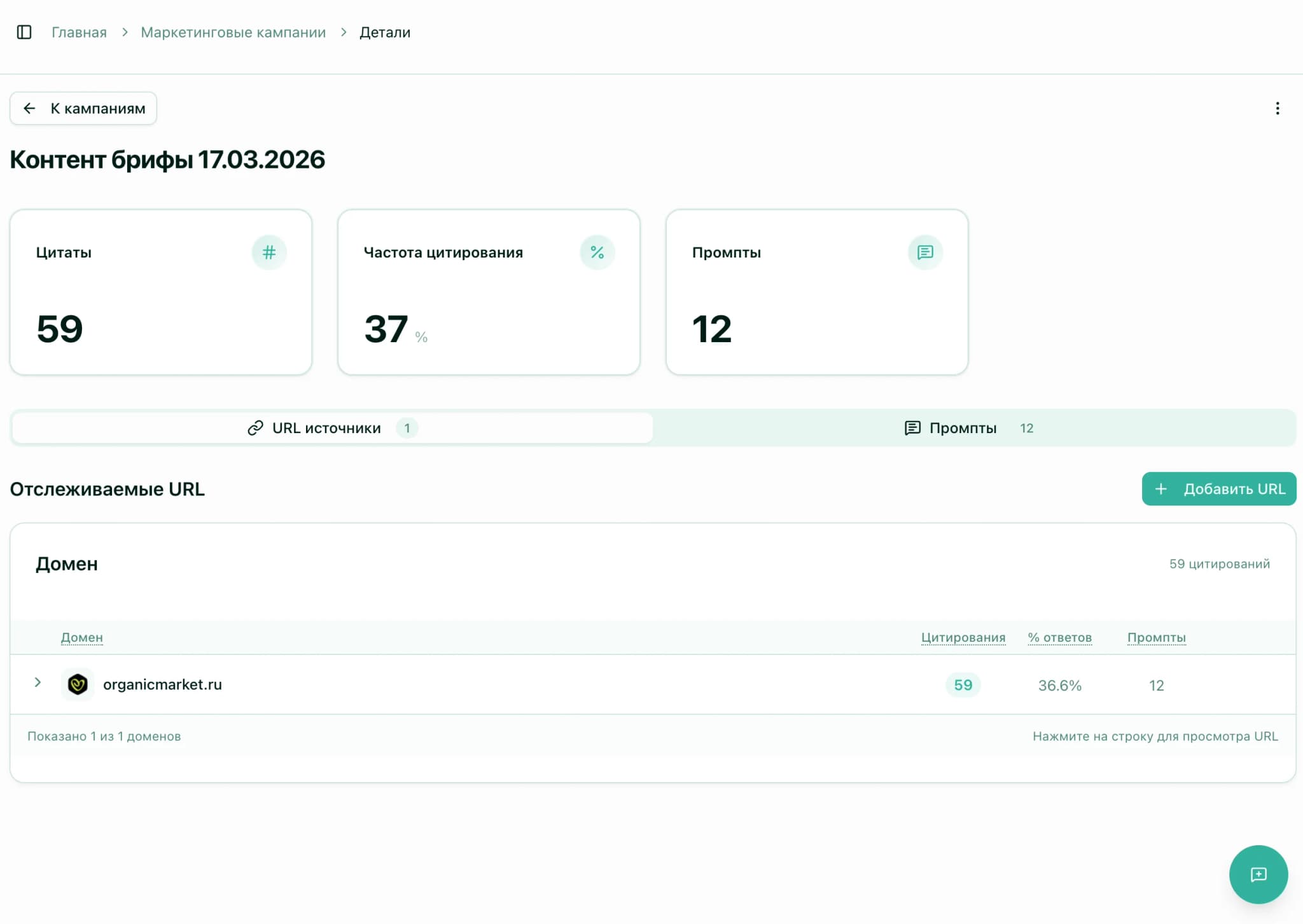 Маркетинговые кампании