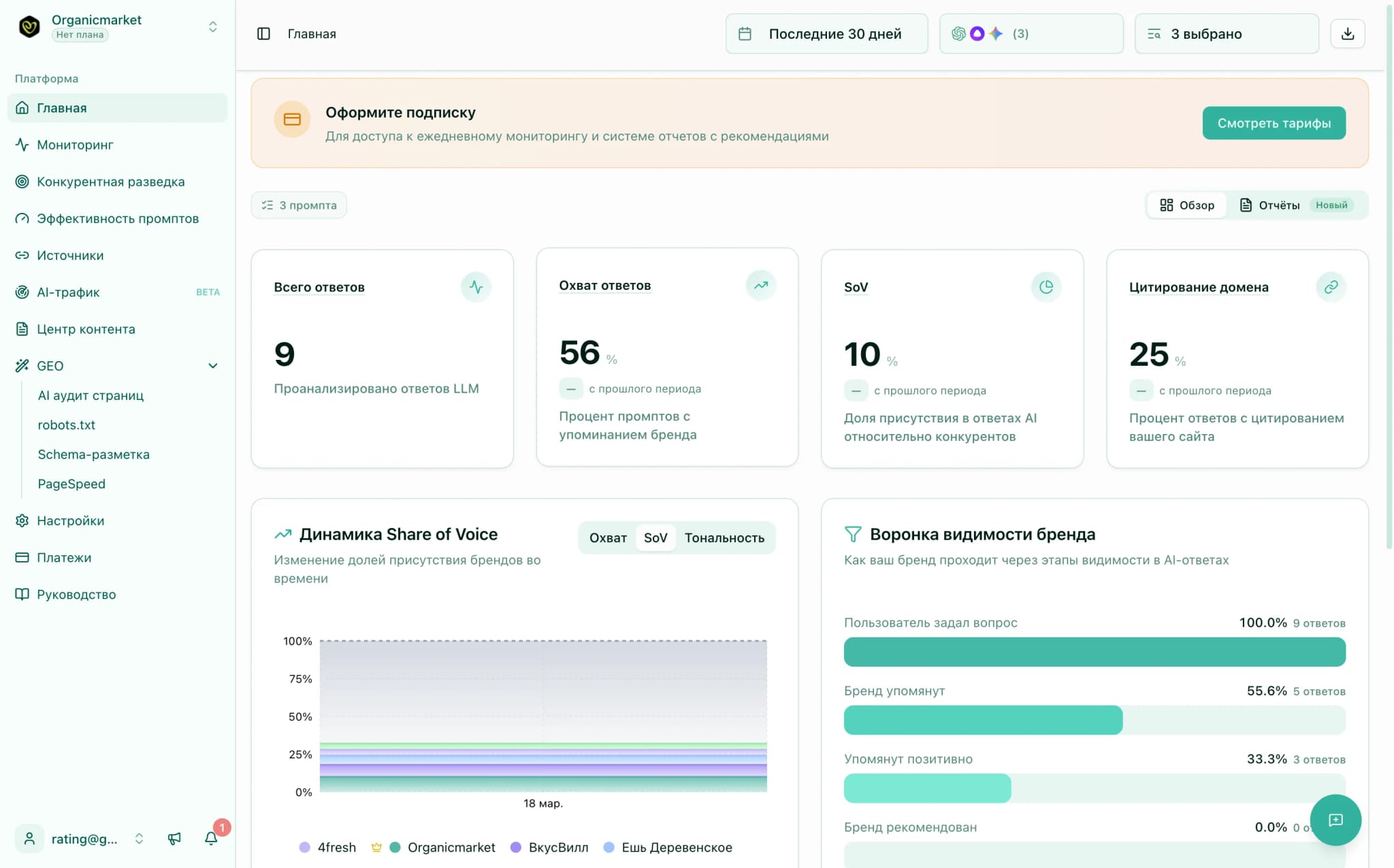 Первый запуск и результаты 1